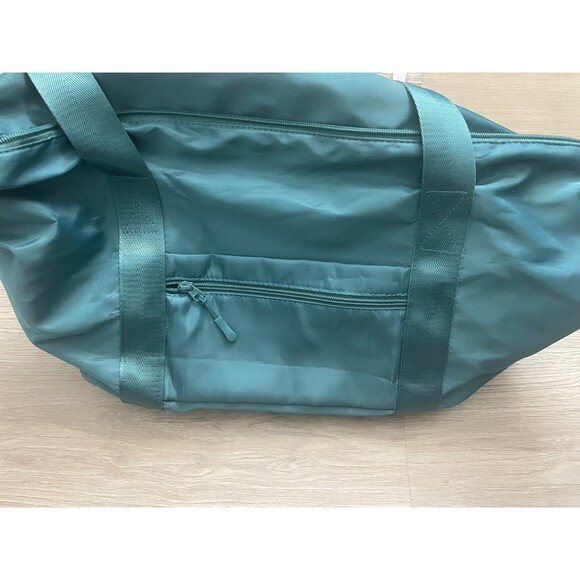 The Foldie Original Travel Expandable Foldable Tote Bag Carry On green - Picture 6 of 11